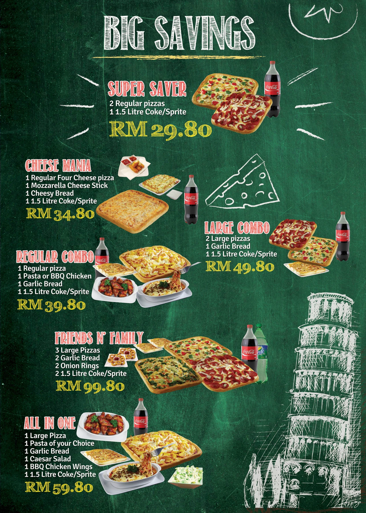 CUBES Pizza 菜单设计 — 1